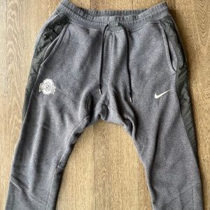 Grey Nike Ohio State Joggers